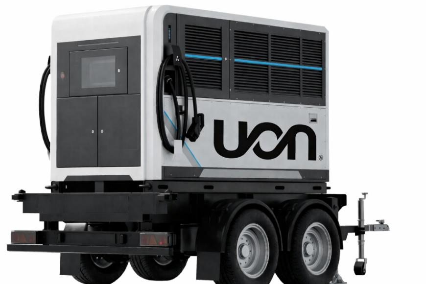 UON DC-FC Mobile trailer-mounted mobile DC fast charger with battery storage for mine sites and construction